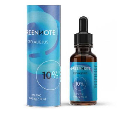 10% CBD aliejus Green Note